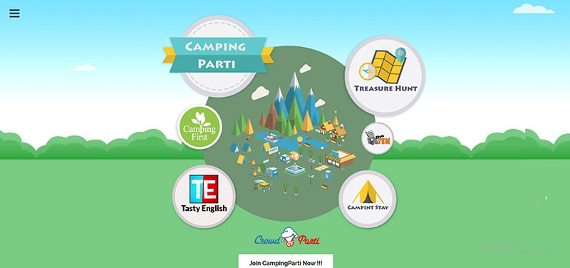 CrowdParti Landing